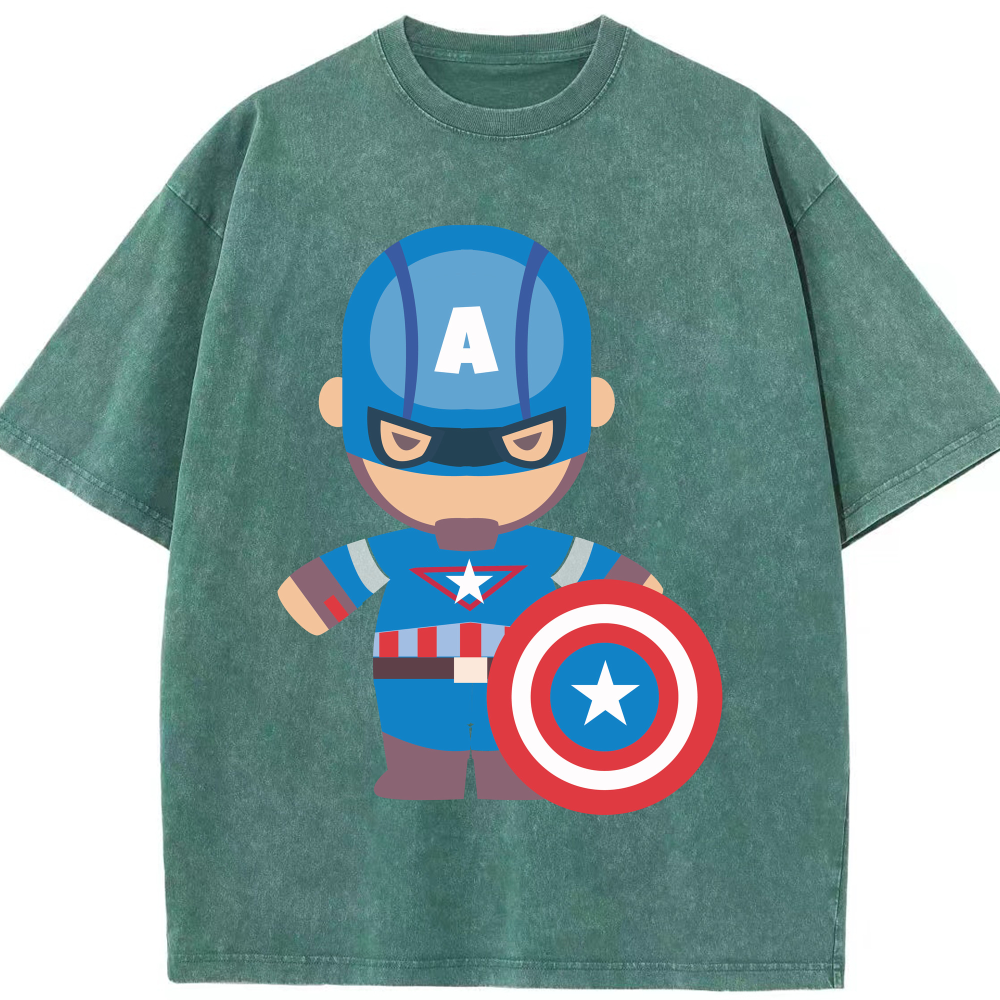 （画像用） アベンジャーズ The Avengers 綿100% ヴィンテージ風 半袖Tシャツ（フロントプリント）